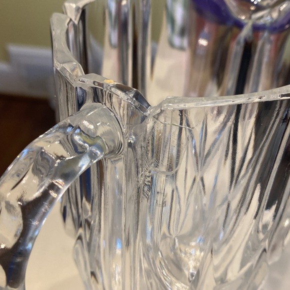 Gorham Crystal pitcher. 6.5” tall, Lady Anne pattern. Ca 1960’s. - Picture 9 of 9